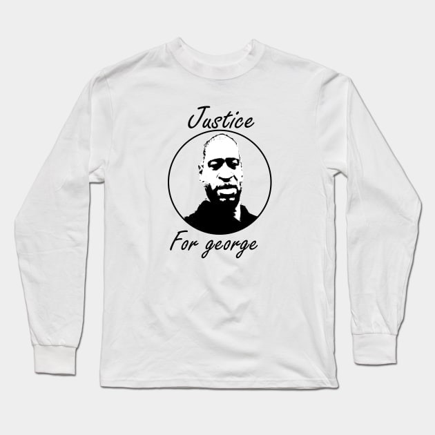 justice for George Long Sleeve T-Shirt by sarahnash